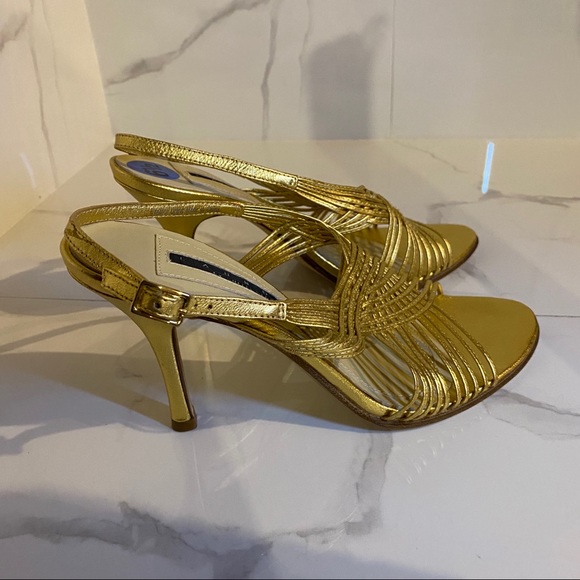 Laundry Gold Heels - Picture 4 of 7